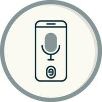 Voice Recognition Vector Icon