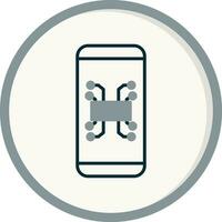 icono de vector de teléfono inteligente