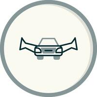 Flying Car Vector Icon