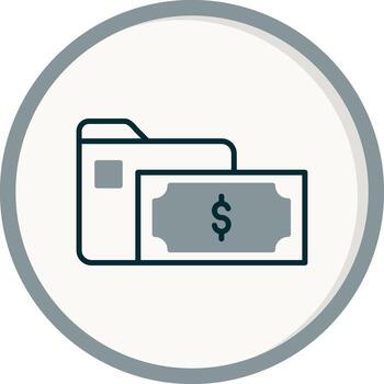 icono de vector de carpeta