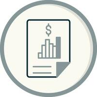 Financial Report Vector Icon