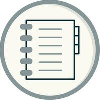 Notebook Vector Icon