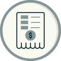 Receipt Vector Icon