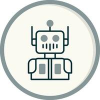 icono de vector de robot