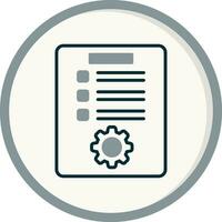 icono de vector de documento