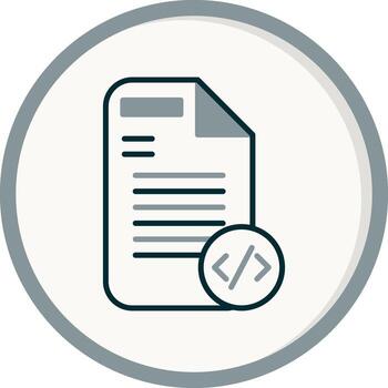icono de vector de documento