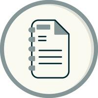 Note Page Vector Icon