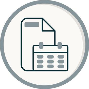 icono de vector de documento