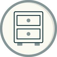 icono de vector de archivador