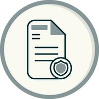 icono de vector de documento