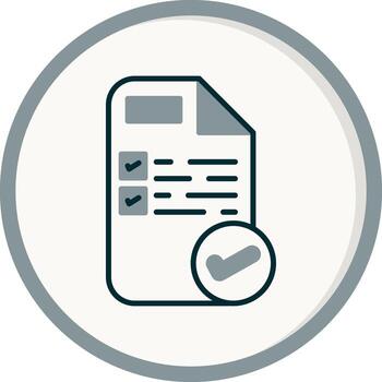 icono de vector de documento