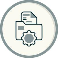 Folder Management Vector Icon