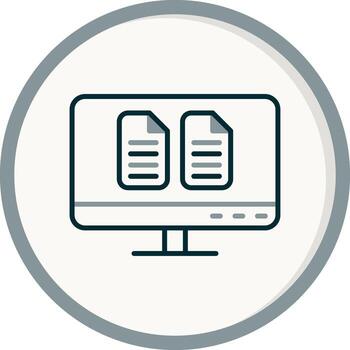 documento archivo vector icono