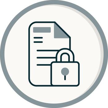 Secure Folder Vector Icon