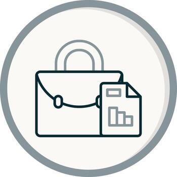 icono de vector de informe