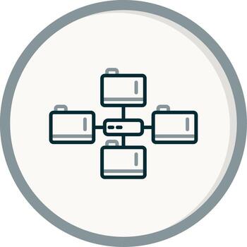 icono de vector de base de datos