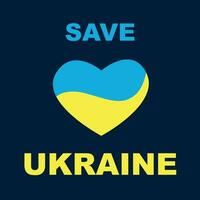 dejar el todo mundo ayuda salvar Ucrania vector