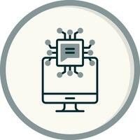 Artificial Intelligence Vector Icon