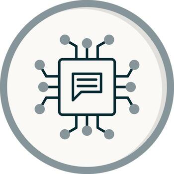 Natural Language Processing Vector Icon