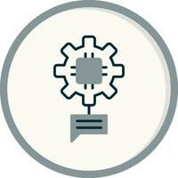 natural idioma Procesando vector icono