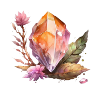 gem illustration in the hand draw style ai generated png