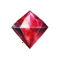 gem illustration in the hand draw style ai generated png