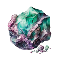 gem illustration in the hand draw style ai generated png