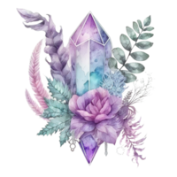 gem illustration in the hand draw style ai generated png