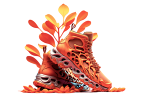 3d shoe illustration ai generated png