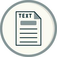 Text Vector Icon