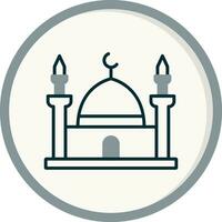 icono de vector de mezquita