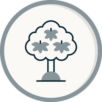 icono de vector de hoja de arce