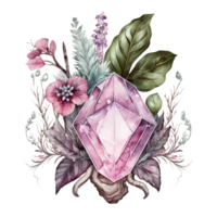 gem illustration in the hand draw style ai generated png