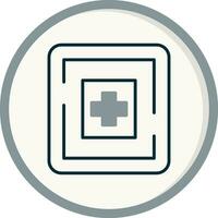 icono de vector de hospital