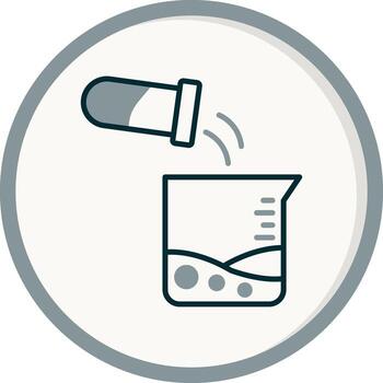 icono de vector de experimento