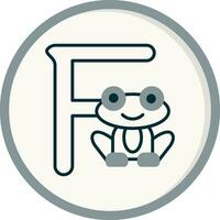 Capital F Vector Icon