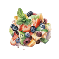 sweet food illustration ai generated png