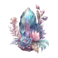 gem illustration in the hand draw style ai generated png