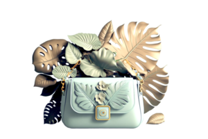 3d illustration female bag ai generated png