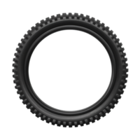 Motorcycle or BMX cycle tyre on transparent background png