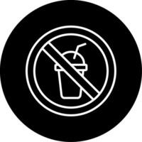 No Beverage Vector Icon