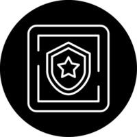 Police Station Sign Vector Icon