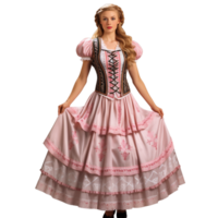 Traditional Bavarian Clothing isolated transparent ai generative png