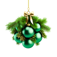 Navidad ornamento campana Navidad campana arco decoración Navidad decoración Corbata ai generativo png