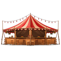 Beer Tents isolated transparent background ai generative png