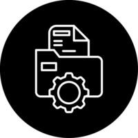 Folder Management Vector Icon