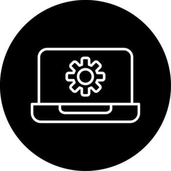 icono de vector de laptop