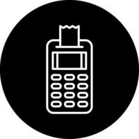 Pos Terminal Vector Icon