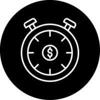 icono de vector de reloj