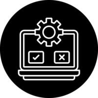 icono de vector de prueba